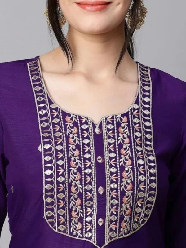 Women_Cotton_Blend_Kurti_Pant_Dupatta_Set