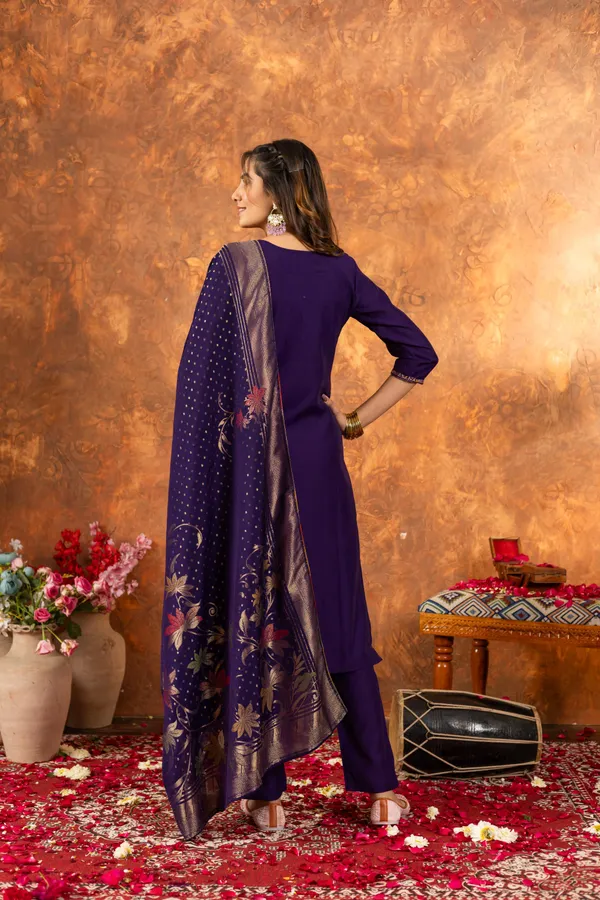 Handcrafted_Marina_Cotton_Straight_Kurti_Set_with_Embroidered_Pant_&_Dupatta