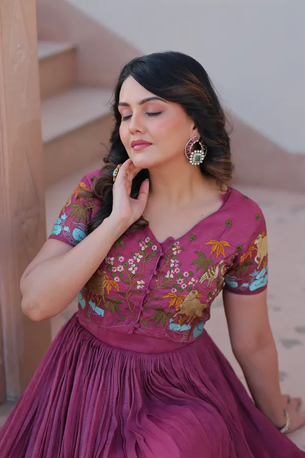 Chinnon_Silk_Embroidered_Festive_Gown_with_Sequins_Work_&_Dupatta