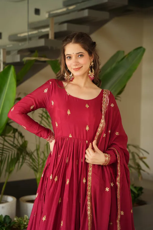 Chinnon_Silk_Embroidered_Festive_Gown_with_Sequins_Work_&_Dupatta
