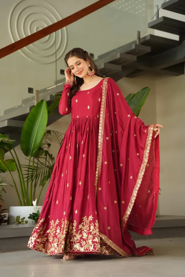 Chinnon_Silk_Embroidered_Festive_Gown_with_Sequins_Work_&_Dupatta