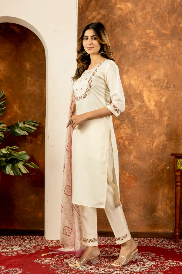 Elegant_Marina_Cotton_Straight_Kurti_Pant_Dupatta_Set_with_Hand_Embroidery