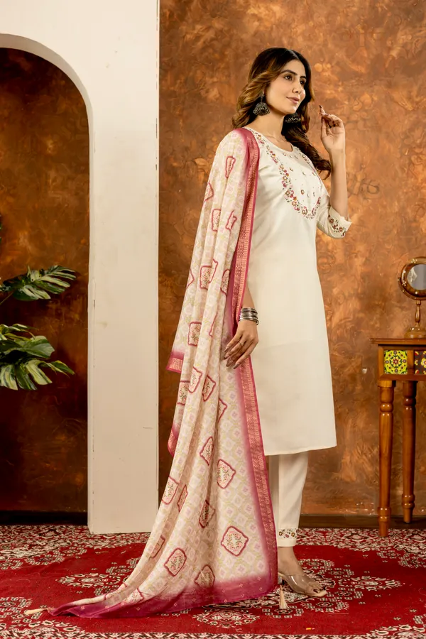 Elegant_Marina_Cotton_Straight_Kurti_Pant_Dupatta_Set_with_Hand_Embroidery