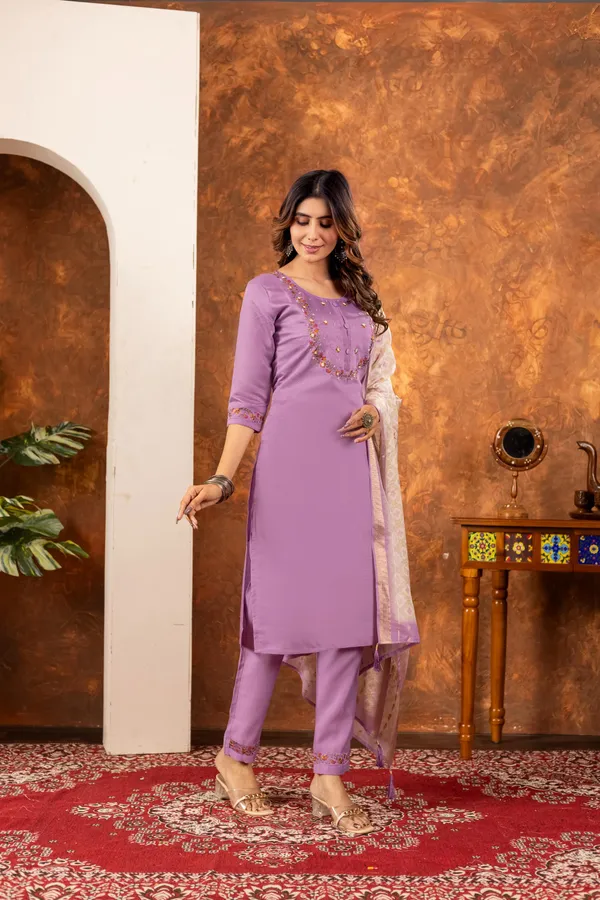 Elegant_Marina_Cotton_Straight_Kurti_Pant_Dupatta_Set_with_Hand_Embroidery