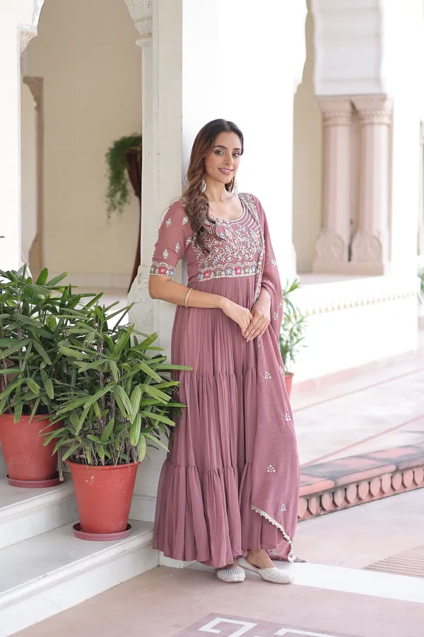 Copper_Rose_Ultra-Flared_12-Meter_Faux_Blooming_Gown_With_Heavy_Sequins_Work_&_Dupatta_For_Women