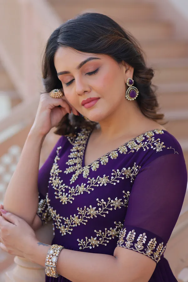 Violet_Dramatic_7-Meter_Flared_Faux_Blooming_Gown_With_Beads_&_Sequins_Embroidery_For_Women