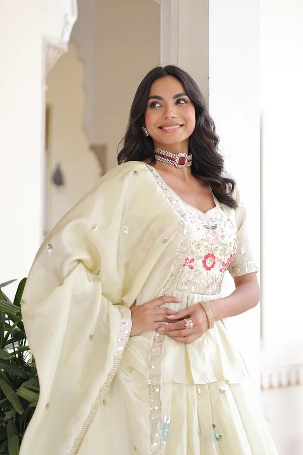 Soft_Amber_Luxury_Gold_Crush_Lehenga_Choli_With_Heavy_Embroidered_Dupatta_For_Women
