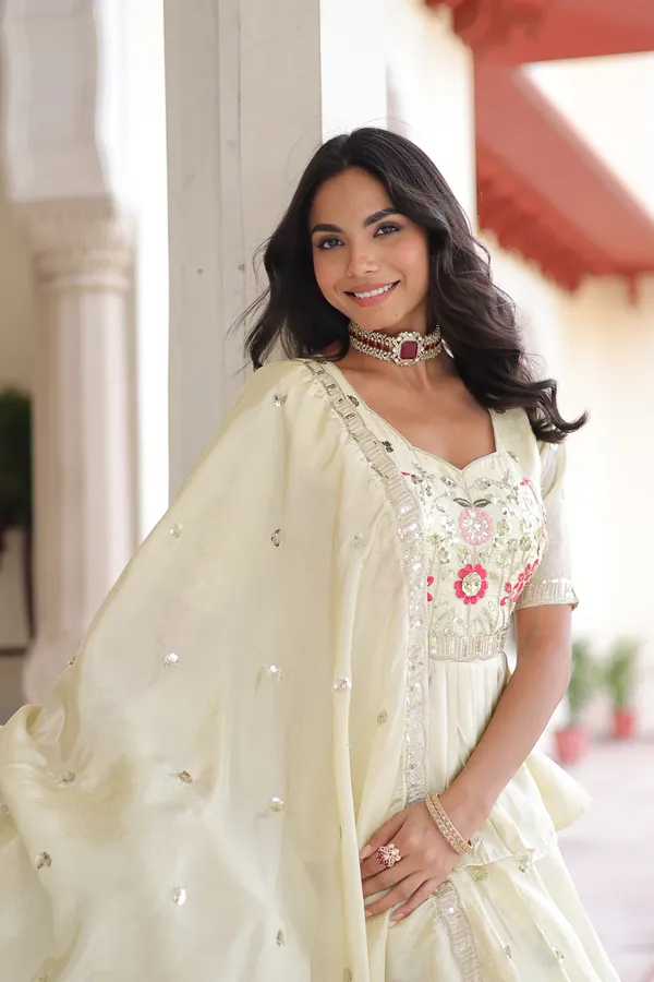 Soft_Amber_Luxury_Gold_Crush_Lehenga_Choli_With_Heavy_Embroidered_Dupatta_For_Women