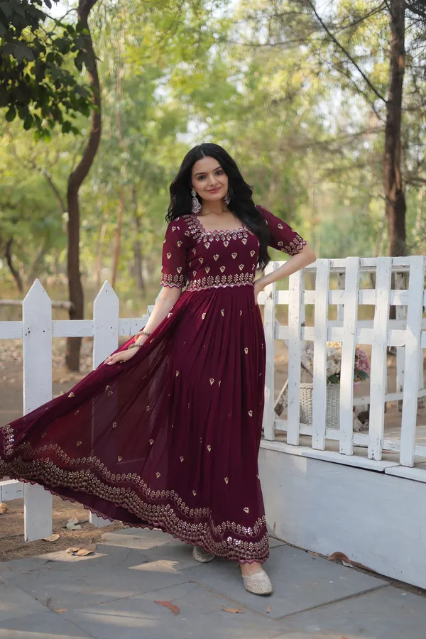 Luxury_Faux_Blooming_Zari-Thread_&_Sequins_Embroidered_Party_Wear_Gown