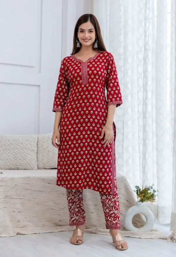 Pure_Cotton_Kurta_With_Pant_&_Dupatta