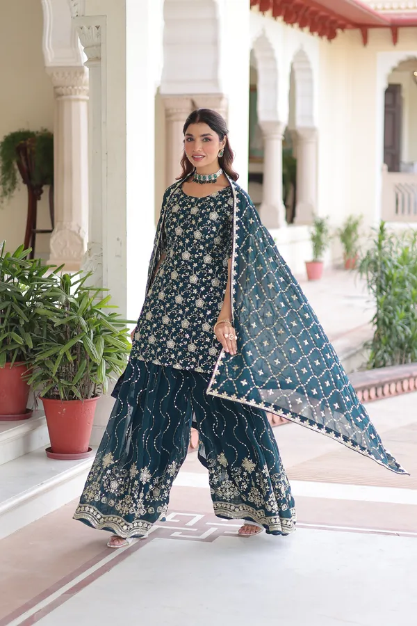 Sequins_Embroidered_Faux_Georgette_Top-Sharara-Dupatta_Festive_Set