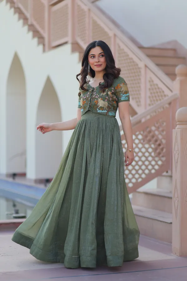 Vampire_Chinnon_Silk_Embroidered_Festive_Gown_With_Sequins_Work_&_Dupatta_For_Women