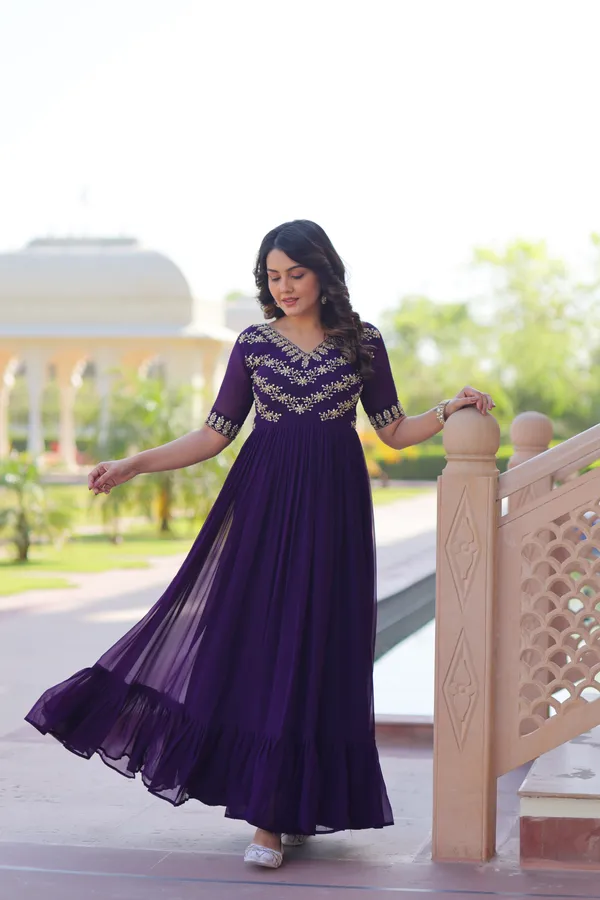 Violet_Dramatic_7-Meter_Flared_Faux_Blooming_Gown_With_Beads_&_Sequins_Embroidery_For_Women