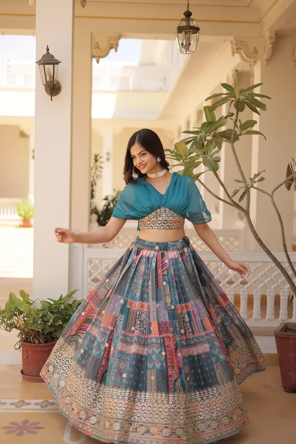 Rama_Russian_Silk_Digital_Printed_Lehenga_Choli_With_Foil_Embroidery_&_Can-Can_Flair_For_Women