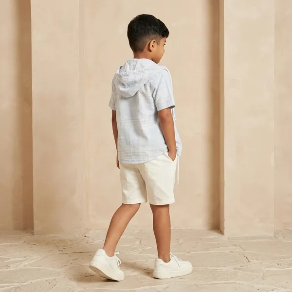 White_Cotton_Printed_Shirt_And_Shorts_Set_For_Boys