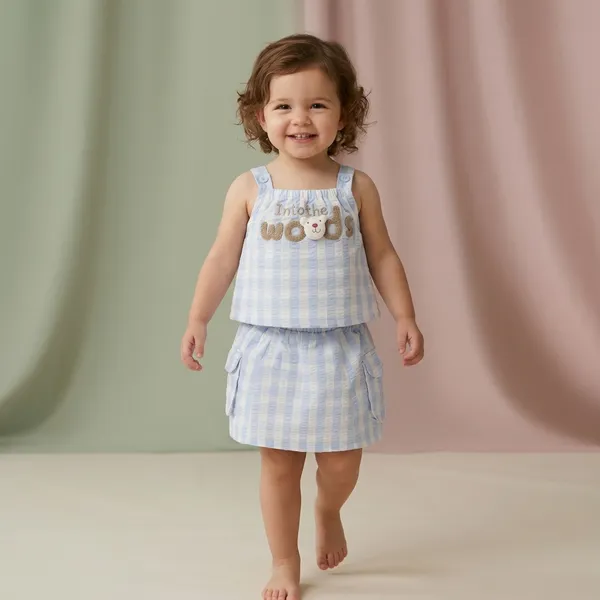 Blue_Striped_Cotton_Sleeveless_Top_And_Skirt_Set_For_Girls