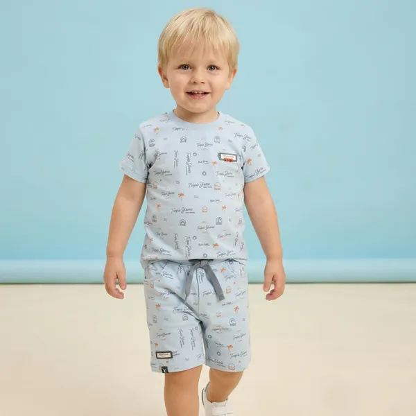 Blue_Cotton_Printed_Relaxed_T-Shirt_And_Shorts_Set_For_Boys