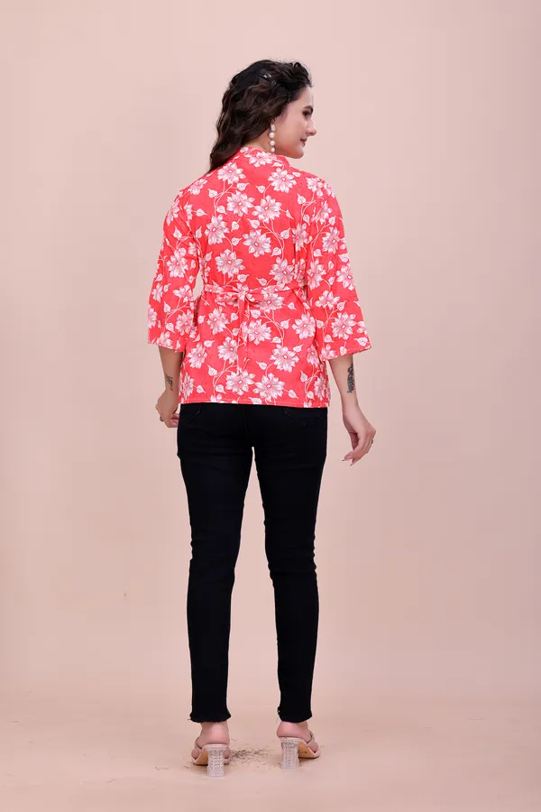 Red_The_Modern_Meadow_Notched-Collar_Top_Tunic_For_Women