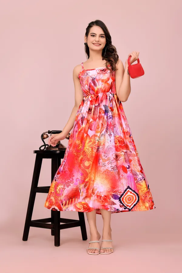Red_Crimson_and_Amber_Floral_Print_Rayon_Dress_with_Adjustable_Straps_Western_Gown_For_Women