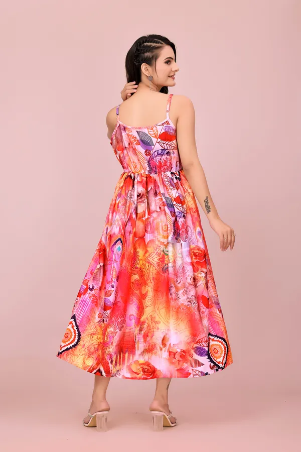 Red_Crimson_and_Amber_Floral_Print_Rayon_Dress_with_Adjustable_Straps_Western_Gown_For_Women