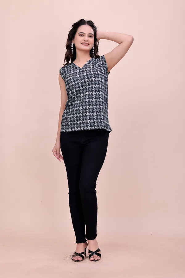 Black_The_Charcoal_Checkered_Rayon_Top_Tunic_For_Women
