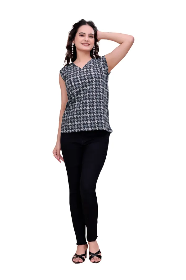 Black_The_Charcoal_Checkered_Rayon_Top_Tunic_For_Women