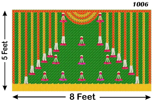 Green_Polyester_Marigold_Flower_Hanging_Chatiya_Backdrop_Cloth_For_Festival_/_Pooja_|_5*8