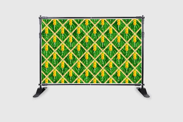 Multicolour_Polyester_Marigold_Flower_Betel_Leaf_Backdrop_Cloth_For_Festival_/_Pooja_|_5*8