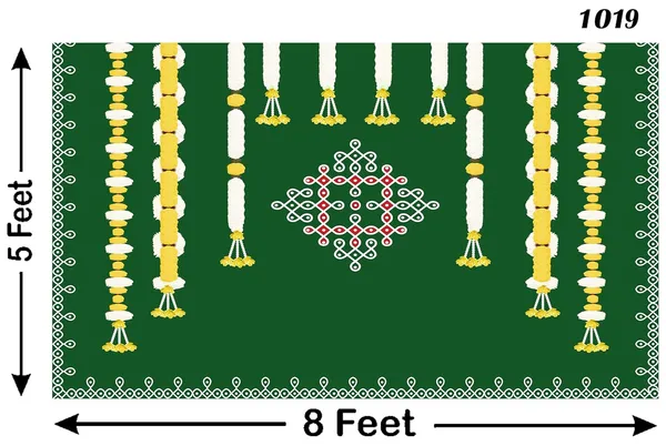 White_Polyester_Marigold_Flower_Hanging_Backdrop_Cloth_For_Festival_/_Pooja_|_5*8