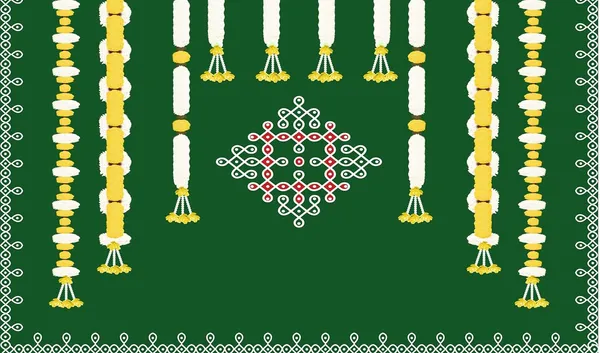 White_Polyester_Marigold_Flower_Hanging_Backdrop_Cloth_For_Festival_/_Pooja_|_5*8