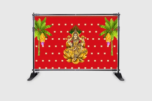 Golden_Polyester_Varamahalakshmi_Backdrop_Home_Lakshmi_Devi_Cloth_For_Festival_/_Pooja_|_5*8