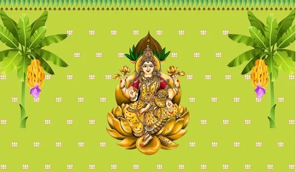 Golden_Polyester_Varamahalakshmi_Backdrop_Lakshmi_Devi_Cloth_For_Festival_/_Pooja_|_5*8