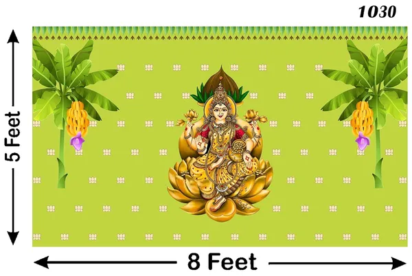 Golden_Polyester_Varamahalakshmi_Backdrop_Lakshmi_Devi_Cloth_For_Festival_/_Pooja_|_5*8
