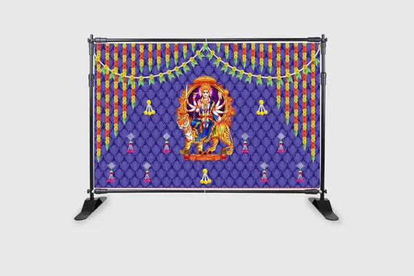 Multicolour_Polyester_Navrathri_Gollu_Dandiya_Dussehra_Navratri_Durga_Backdrop_Cloth_For_Festival_/_Pooja_|_5*8
