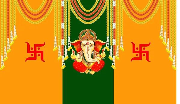 Red_&_Yellow_Green_Polyester_Swastik_Ganesh_Backdrop_Cloth_For_Festival_/_Pooja_|_5*8