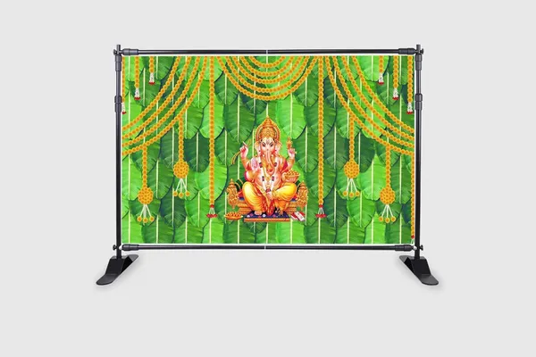 Multicolour_Polyester_Banana_Leaf_Pichwai_Marigold_Flower_Toran_Backdrop_Cloth_For_Festival_/_Pooja_|_5*8