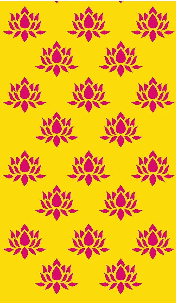 Yellow_Polyester_Lotus_Backdrop_Cloth_For_Festival_/_Pooja_|_8*5