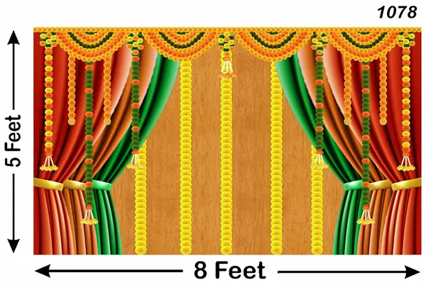 Multicolour_Polyester_Indian_Backdrop_Cloth_For_Festival_/_Pooja_|_5*8
