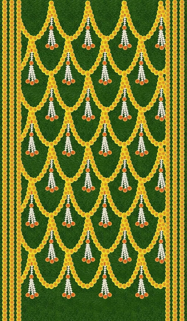 Multicolour_Polyester_Hanging_Marigold_Flower_Backdrop_Cloth_For_Festival_/_Pooja_|_8*5