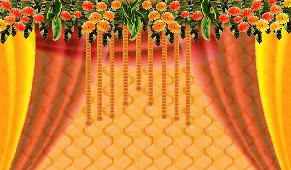 Yellow_Polyester_Hanging_Marigold_Flower_Backdrop_Cloth_For_Festival_/_Pooja_|_5*8