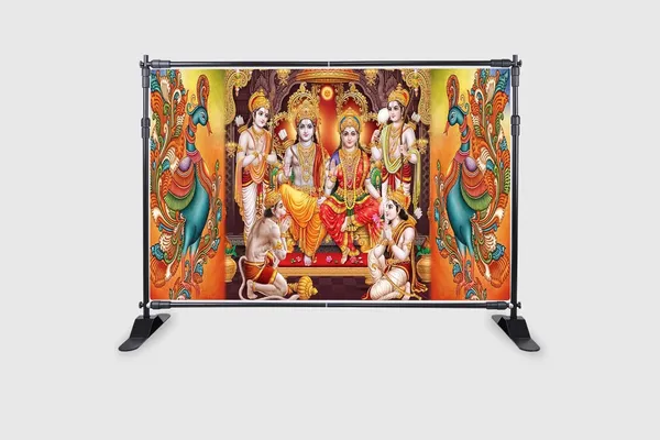 Multicolour_Polyester_Lord_Shree_Ram_Parivar_Backdrop_Cloth_For_Festival_/_Pooja_|_5*8