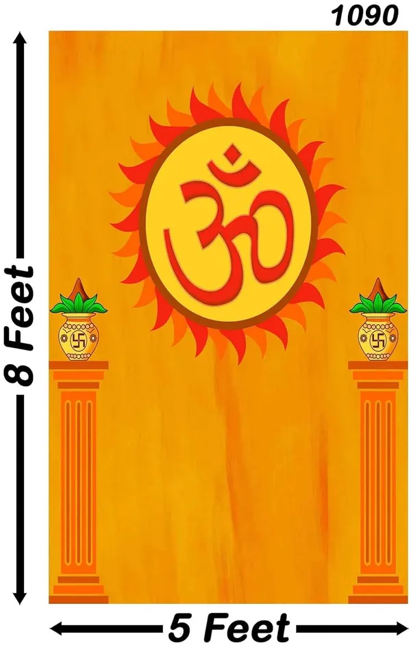 Multicolour_Polyester_Backdrop_Cloth_For_Festival_/_Pooja_|_8*5