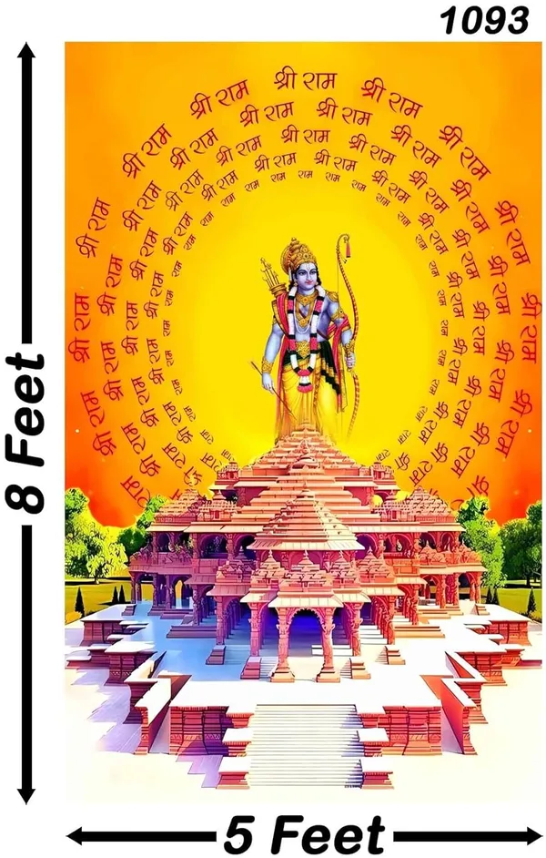 Multicolour_Polyester_God_Shree_Ram_Mandir_Backdrop_Cloth_For_Festival_/_Pooja_|_8*5