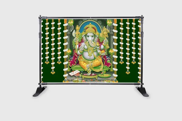 Multicolour_Polyester_Backdrop_Hanging_Flower_Ganeshji_All_Warming_Cloth_For_Festival_/_Pooja_|_5*8