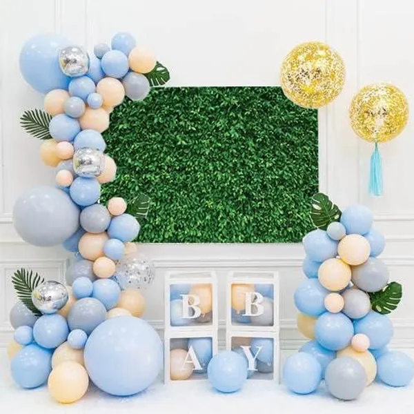 Green_Polyester_Leave_Photography_Backdrops_Nature_Backdrop_Cloth_For_Festival_/_Pooja_|_5*8