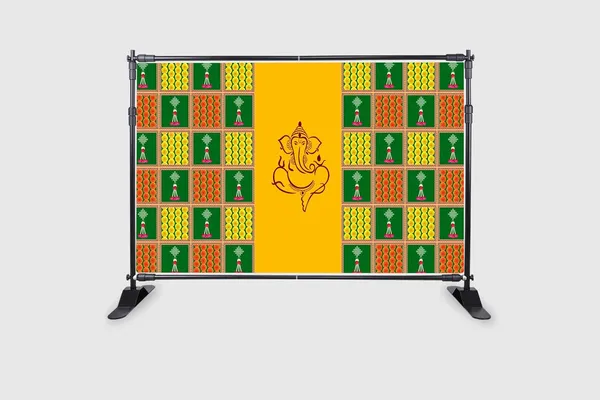 Multicolour_Polyester_Marigold_Flower_Ganeshji_Backdrop_Cloth_For_Festival_/_Pooja_|_5*8