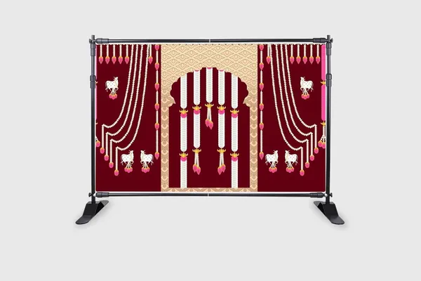 Multicolour_Polyester_Hanging_Flowers_Diya_Cows_Backdrop_Cloth_For_Festival_/_Pooja_|_5*8