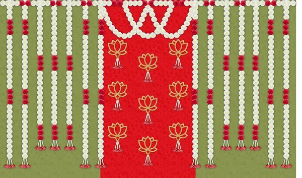 Red_&_White_Polyester_Hanging_Flower_Lotus_Backdrop_Cloth_For_Festival_/_Pooja_|_5*8