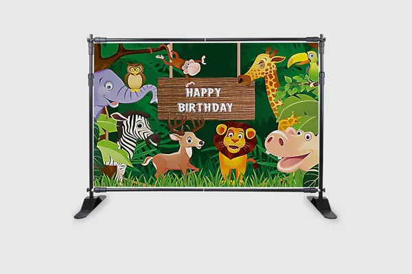 Multicolour_Polyester_Jungle_Safari_Animal_Themed_Happy_Birthday_Backdrop_Cloth_For_Festival_/_Pooja_|_5*8