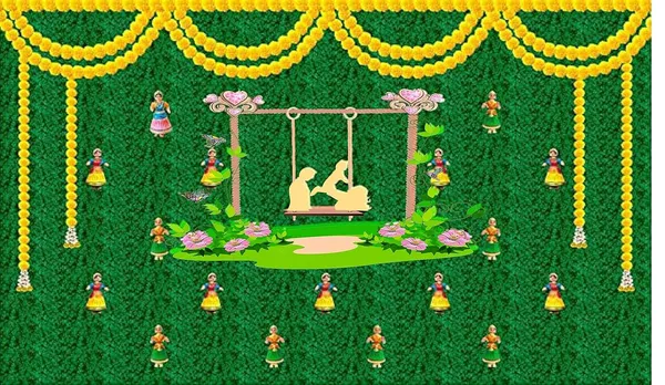 Multicolour_Polyester_Cradle_Ceremony_Baby_Naming_Backdrop_Cloth_For_Festival_/_Pooja_|_5*8